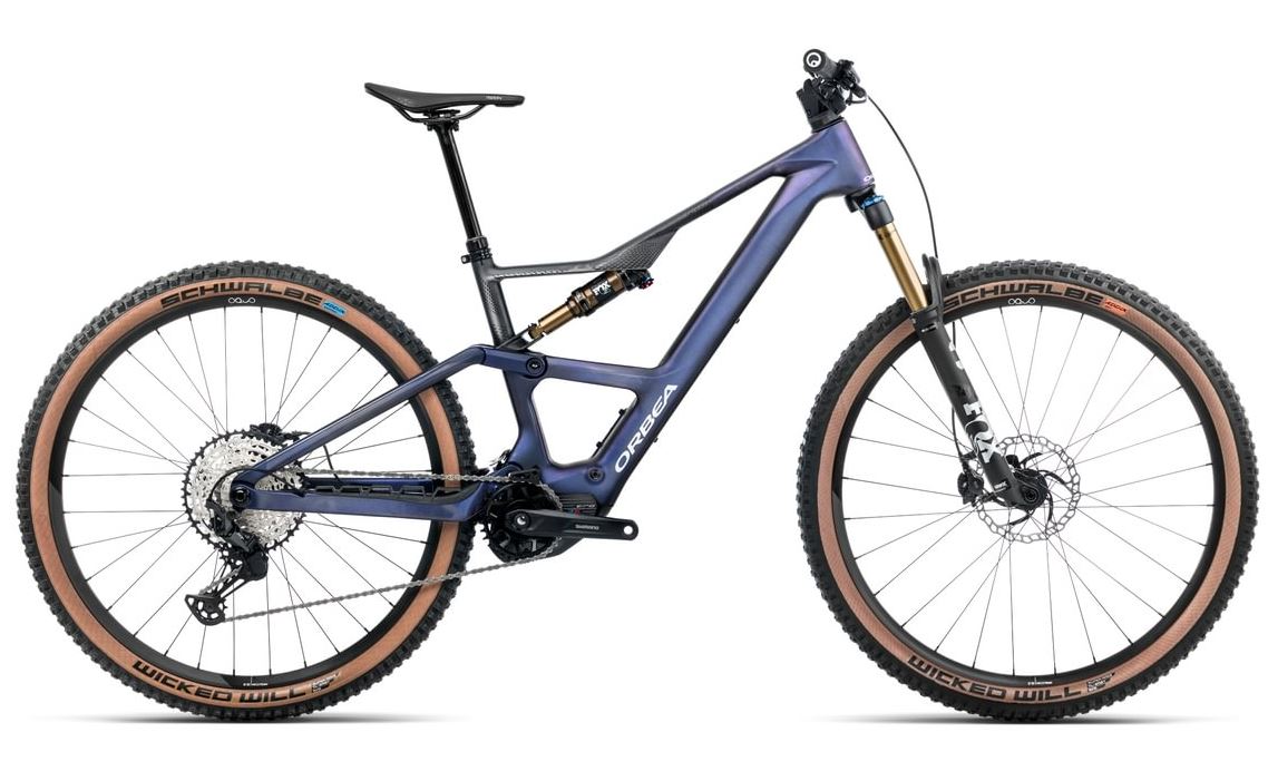 Orbea RISE SL M10 420W | M | Tanzanite Carbon View - Carbon Raw (Matt)